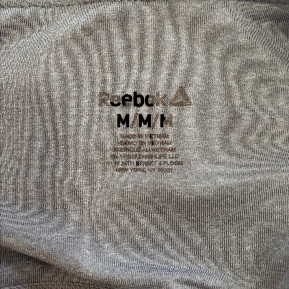 Reebok Gray Leggings Athletic Wear - Picture 3 of 3
